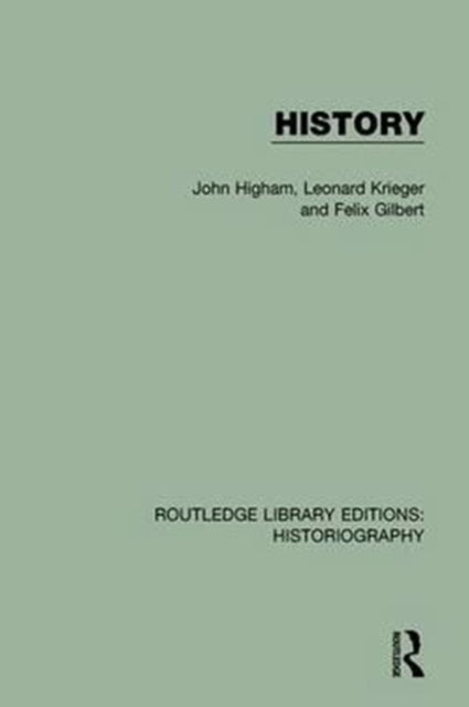 Book cover of: History. By: John Higham