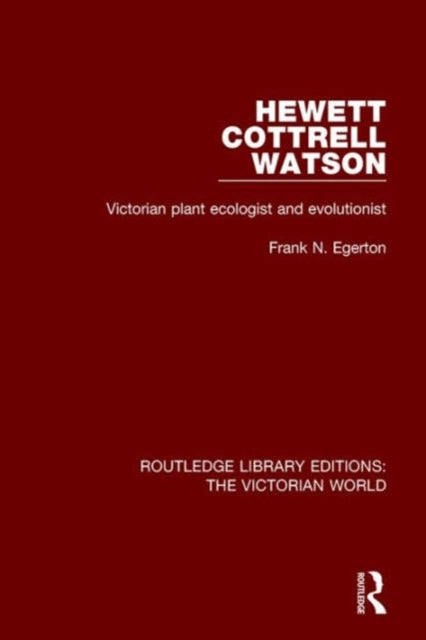 Book cover of: Hewett Cottrell Watson. By: Frank N. Egerton