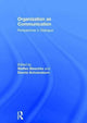Book cover of: Organization as Communication. By: Steffen Blaschke