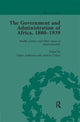 Book cover of: Government and Administration of Africa, 1880-1939 Vol 5. By: Casper Anderson