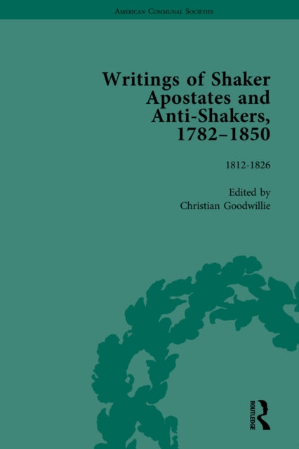 Book cover of: Writings of Shaker Apostates and Anti-Shakers, 1782–1850. By: Christian Goodwillie