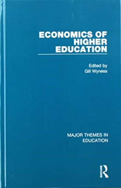 Book cover of: Economics of Higher Education. By: Gillian Wyness