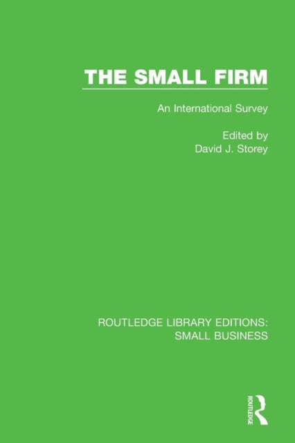 Book cover of: Small Firm. By: David J. Storey