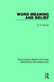 Book cover of: Word Meaning and Belief. By: S. G. Pulman