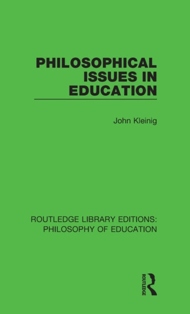 Philosophical Issues in Education