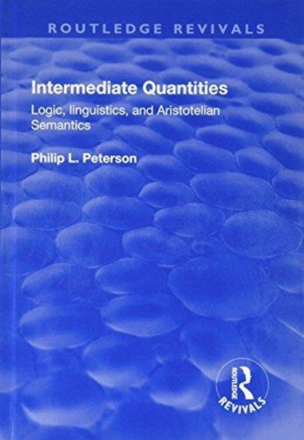 Book cover of: Intermediate Quantities. By: Philip L. Peterson