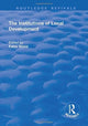 Book cover of: Institutions of Local Development. By: Fabio Sforzi