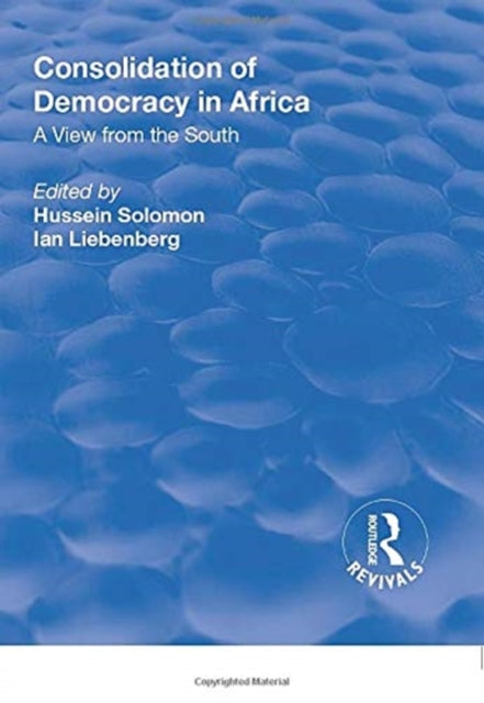 Book cover of: Consolidation of Democracy in Africa