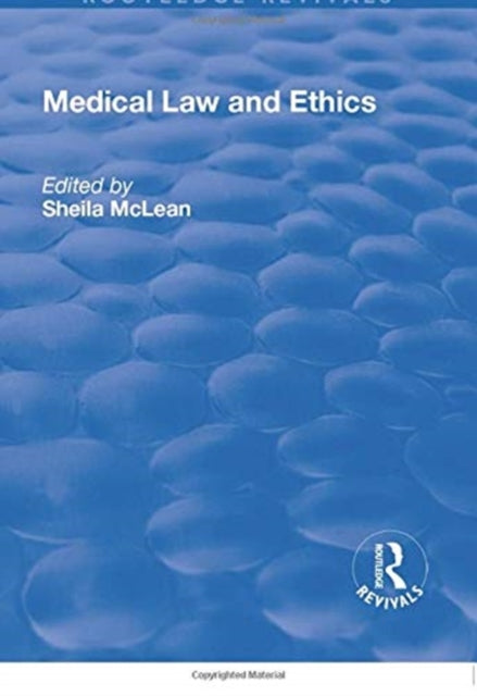 Book cover of: Medical Law and Ethics