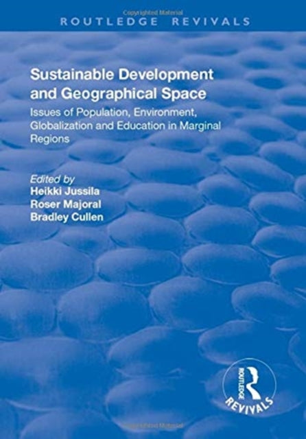 Book cover of: Sustainable Development and Geographical Space