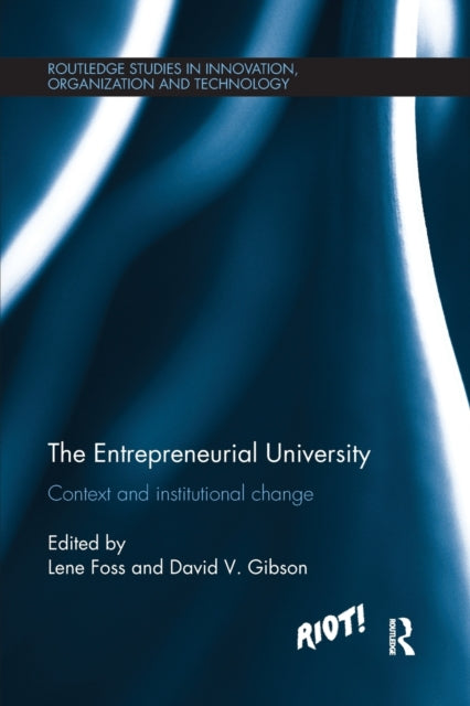 Book cover of: Entrepreneurial University. By: Lene Foss