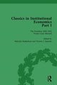 Book cover of: Classics in Institutional Economics, Part I, Volume 5. By: Warren J. Samuels