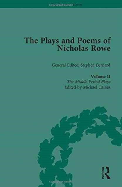 Book cover of: Plays and Poems of Nicholas Rowe, Volume II. By: Michael Caines