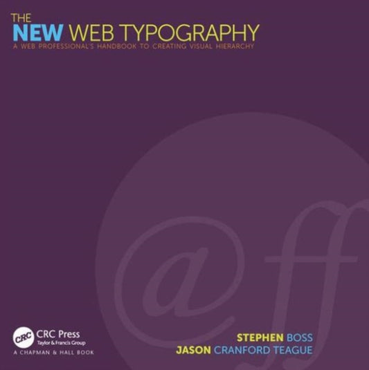 Book cover of: New Web Typography. By: Stephen Boss