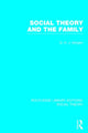 Book cover of: Social Theory and the Family (RLE Social Theory). By: Morgan, David