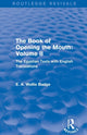 Book cover of: Book of the Opening of the Mouth: Vol. II (Routledge Revivals). By: E. A. Wallis Budge