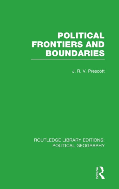 Book cover of: Political Frontiers and Boundaries