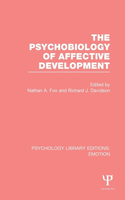 Book cover of: Psychobiology of Affective Development