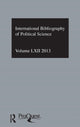 Book cover of: IBSS: Political Science: 2013 Vol.62. By: British Library of Political and Economic Science Staff