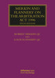 Book cover of: Merkin and Flannery on the Arbitration Act 1996. By: Robert Merkin