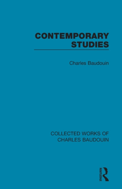 Book cover of: Contemporary Studies. By: Charles Baudouin