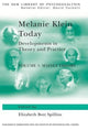 Book cover of: Melanie Klein Today, Volume 1: Mainly Theory. By: Elizabeth Bott Spillius