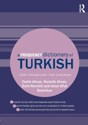 A Frequency Dictionary of Turkish