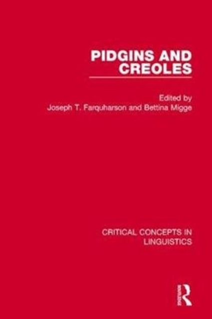 Book cover of: Pidgins and Creoles vol III. By: Joseph T. Farquharson