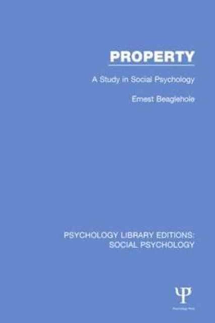Book cover of: Property. By: Ernest Beaglehole