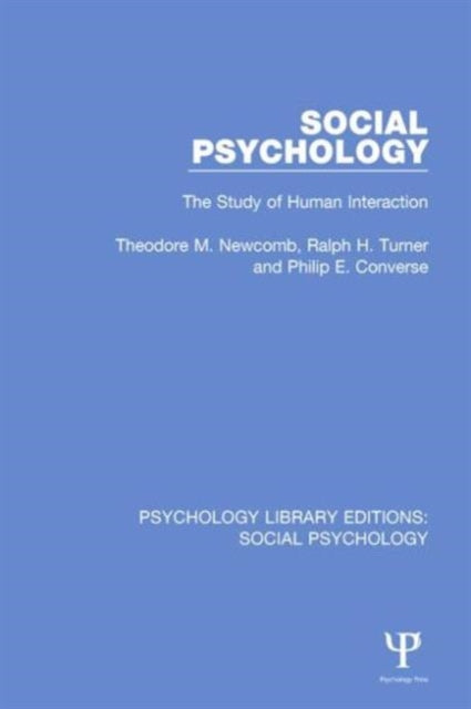 Book cover of: Social Psychology. By: Theodore M. Newcomb