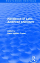 Book cover of: Handbook of Latin American Literature (Routledge Revivals). By: David William Foster
