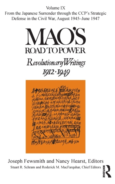Book cover of: Mao's Road to Power. By: Stuart R. Schram