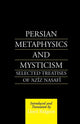 Book cover of: Persian Metaphysics and Mysticism. By: Lloyd Ridgeon