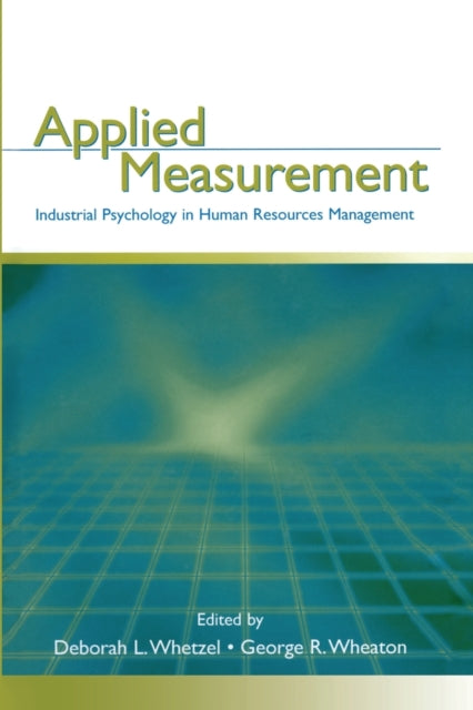 Book cover of: Applied Measurement. By: Deborah L. Whetzel