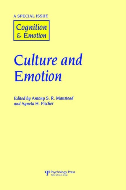 Book cover of: Culture and Emotion