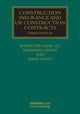 Book cover of: Construction Insurance and UK Construction Contracts. By: Marshall Levine