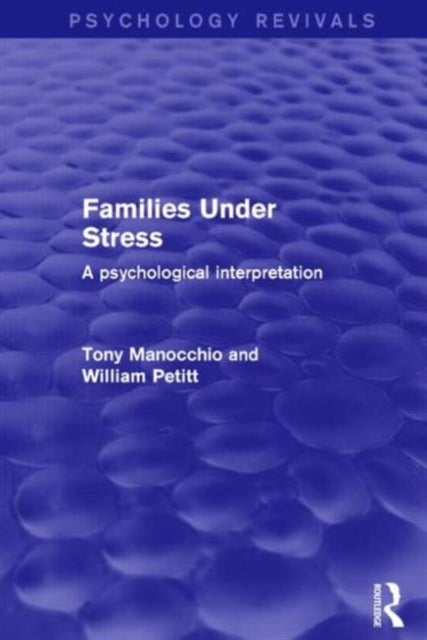 Book cover of: Families Under Stress. By: Tony Manocchio