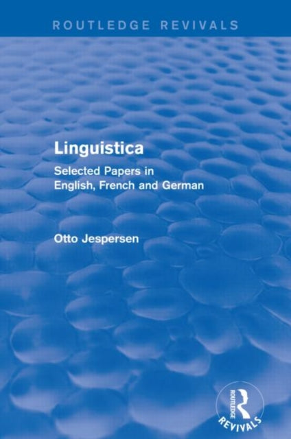 Linguistica (Routledge Revivals)