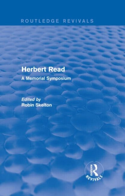Book cover of: Herbert Read. By: Malahat Malahat Review