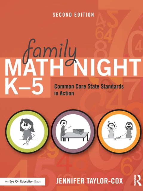 Book cover of: Family Math Night K-5. By: Jennifer Taylor-Cox