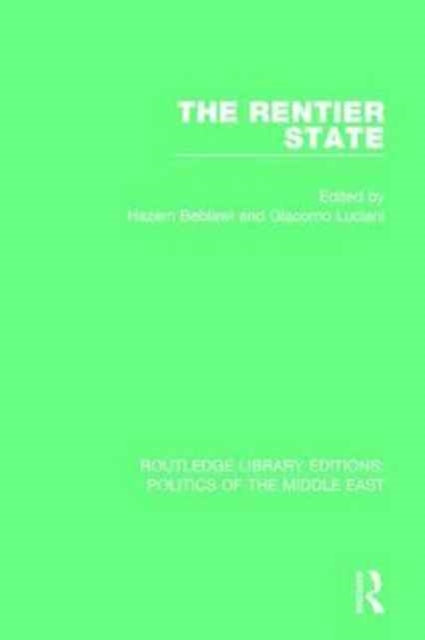 Book cover of: Rentier State. By: Hazem Beblawi