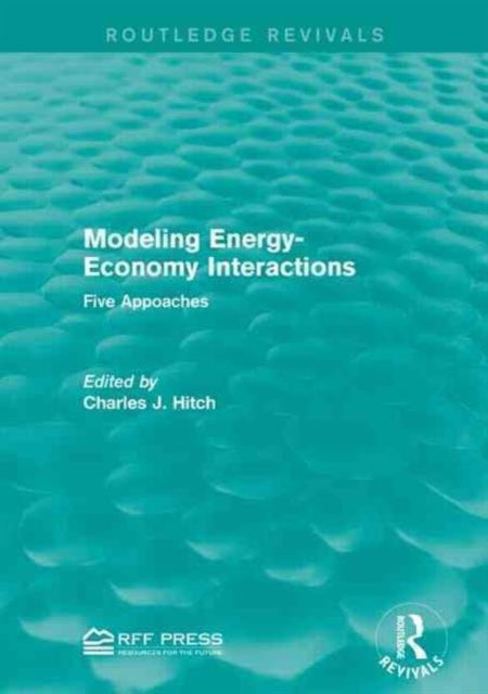 Book cover of: Modeling Energy-Economy Interactions. By: Charles J. Hitch