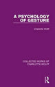 Book cover of: Psychology of Gesture. By: Charlotte Wolff
