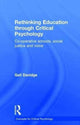 Book cover of: Rethinking Education through Critical Psychology. By: Gail Davidge