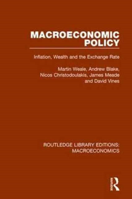 Book cover of: Macroeconomic Policy. By: Martin Weale
