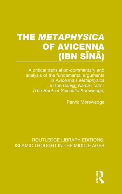 The 'Metaphysica' of Avicenna (ibn Sina)