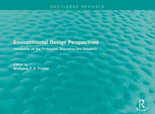 Book cover of: Environmental Design Perspectives. By: Wolfgang F. E. Preiser