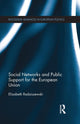 Book cover of: Social Networks and Public Support for the European Union. By: Elizabeth Radziszewski