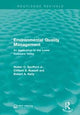 Book cover of: Environmental Quality Management. By: Walter O. Spofford Jr