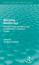 Book cover of: Securing Democracy. By: Geoffrey Pridham